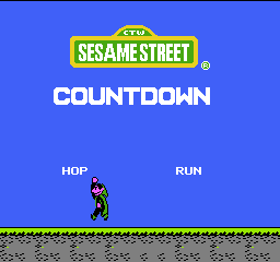 Sesame Street Countdown Title Screen